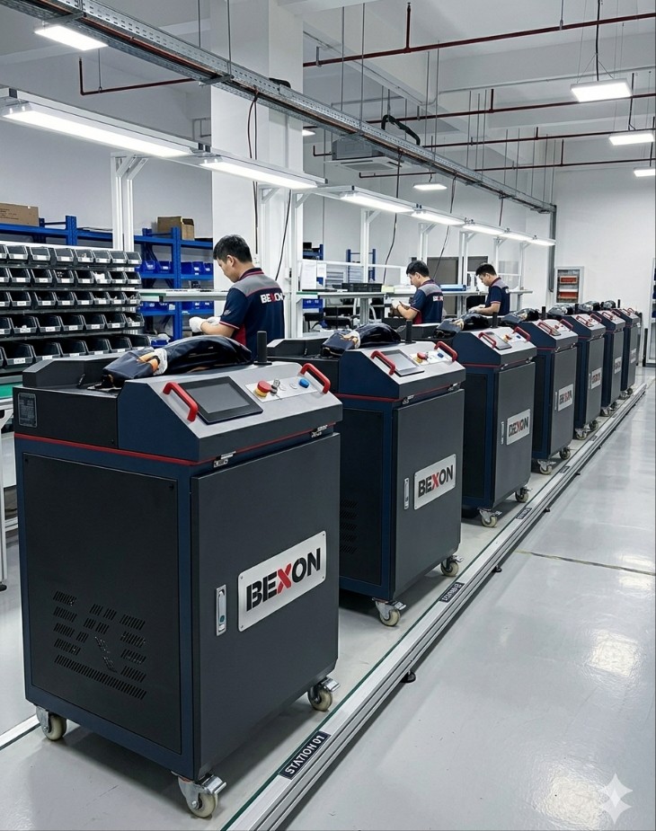 BEXON BXN Series 레이저 용접기 생산 라인